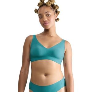Sloggi Zero Feel 2.0 Soft Bra Quiet Turquoise, Quiet Turquoise, XL