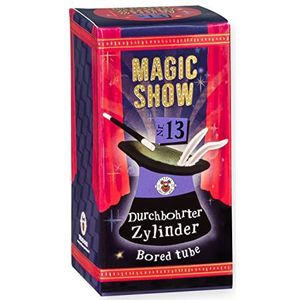 TRENDHAUS 957771 Magic Show Nr. 13 [doorboorcilinder], Verbluffende magische trucs voor kinderen vanaf 6 jaar, incl. online video's, truc nr. 13