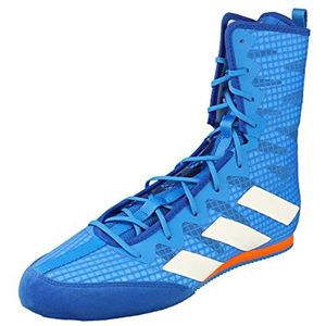 adidas Box Hog 4 Sneakers voor volwassenen, uniseks, Team Royal Blue Off White Impact Oranje, 39.5 EU