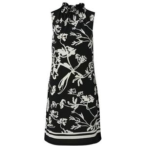 s.Oliver BLACK LABEL Jersey jurk voor dames met allover patroon, 99f0, 42