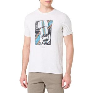 Teddy Smith Heren T-shirt T-Cars MC wit ivoor China, Ivoor wit China, S