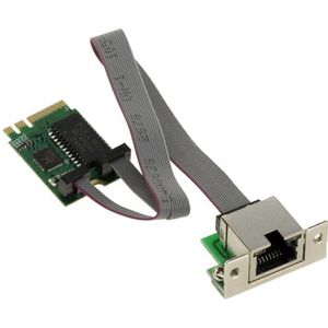 KALEA-INFORMATIQUE M2 E A Key Netwerkkaart Eén poort RJ45 Gigabit LAN Ethernet met REALTEK 8111F chipset