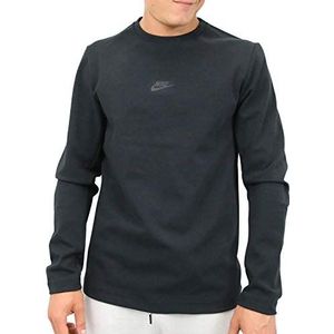 Nike Heren Tech Crew Sweatshirt, Zwart, XL