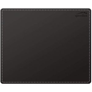 Speedlink NOTARY Soft Touch Mousepad - muismat met elegante lederlook,23 x 19 x 0,3 cm, zwart