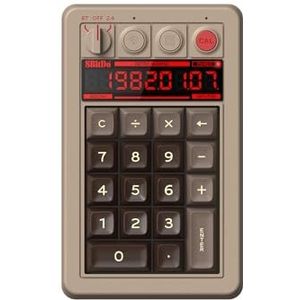 8BitDo Retro 18 Mechanical Numpad, Supports Calculator Mode, Bluetooth/2.4G/Wired Numpad for Windows and Android - C64 Edition
