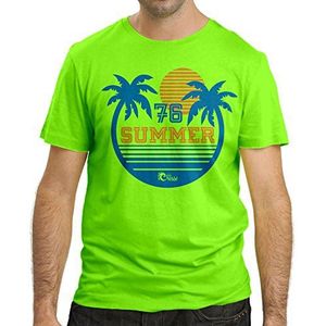 Cressi Heren SUMMER 76 T-shirt, groen, S
