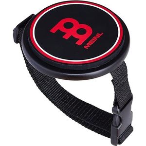 Meinl Cymbals Knee Pad Drum oefenpad 4 inch (10,16 cm) met been riem houder (60 cm), medium rebound, natuurlijk speelgevoel - drumstelaccessoires, zwart (MKPP-4)