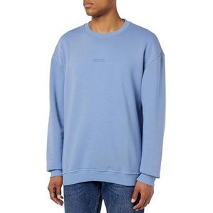 DeFacto Gebreid sweatshirt voor heren, blauw, L