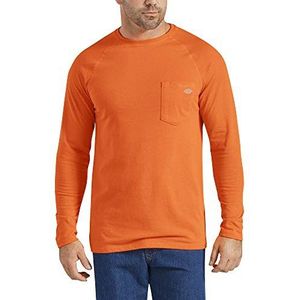 Dickies Temp-iq Performance Cooling T-shirt met lange mouwen voor heren - oranje - L