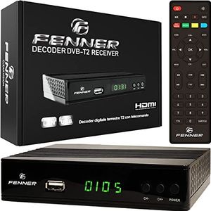 DVB-T2 HD 1080p HD AUTOMATISCHE TUNING HDMI HEVC Hoofd 10 Bit H265 DOLBY-DIGITAL+ (update beschikbaar ""Installatiehandleiding (PDF)"" DE DECODER DOLBY-DIGITAL+