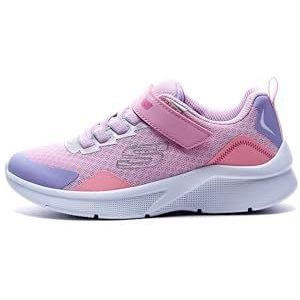 Skechers Microspec Sneakers voor meisjes, roze, 27 EU