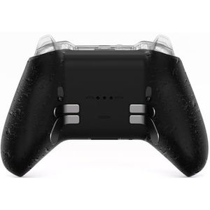 eXtremeRate Hoes Achter Cover Vervangende voor Xbox Elite Series 2 Controller,Behuizing Shell Case&Achter Knoppen voor Xbox Elite Series 2 Core Wireless Controller Model 1797-Getextureerd Zwart