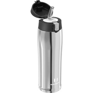 Super Sparrow Roestvrijstalen Drinkfles met Rietje, Drinkbeker, 500 ml, BPA-Vrij, Lekvrij, Drinkfles voor Kinderen, Waterfles voor Sport, Reizen, School