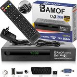 Bamof 2225 PRO satellietontvanger, digitale satellietontvanger, HDTV, DVB-S /DVB-S2, HDMI, SCART, 2X USB, Full HD 1080p, voorgeprogrammeerd voor Astra, Hotbird en Turquosaat, + HDMI-kabel
