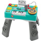 Fisher-Price Leerplezier, speelgoed voor baby en peuter, Mixen en Leren DJ-tafel met educatieve, meegroeiende content en activiteiten, vanaf 6 maanden, meertalige versie HRB67