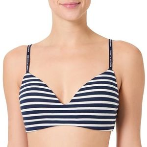 Tommy Hilfiger Driehoek voor dames, Blauw (Bretonse Small Dark Night Navy), L