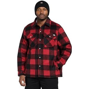 Dickies, Dickies Portland Overhemd voor heren, rood, M, rood, M