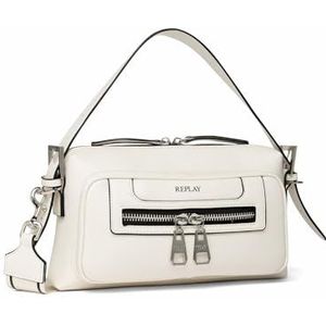 Replay Dames FW3558 handtas, 002 Dirty White, 002 Dirty White