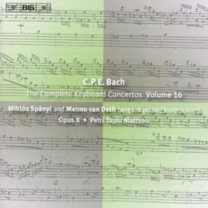 Spany/Van Delft/Opus X Ensemble - Keyboard Concertos, Volume 16