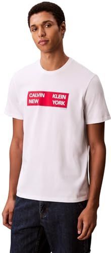 Calvin Klein Jeans - Box Graphic TEE LV04RD816G - Grafisch T-shirt - Wit