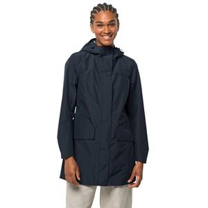 Jack Wolfskin Dames Cape York Paradise Coat W Jas, Night Blue, L, nachtblauw, L