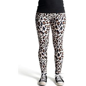 cosey - Bedrukte kleurrijke legging (one size) - Ontwerp luipaardmotief 3