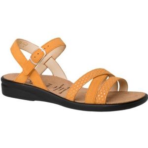 Ganter Sonnica Sandaal voor dames, oranje, 37 EU X-Schmal