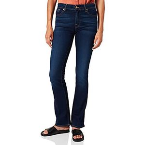 7 For All Mankind Dames bootcut rinsed blue jeans, Dark Blue, 26W x 30L