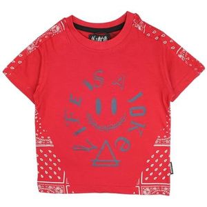 Eleven Paris T-shirt voor jongens, Rood, 8 Jaren
