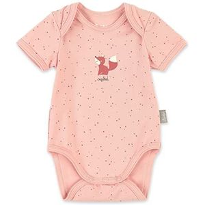 Sigikid Babymeisjes, korte mouwen, van biologisch katoen, voor pasgeborenen, meisjes en jongens, in de maten 50 tot 68, ondergoed body voor baby's, roze, roze, 68 cm