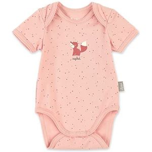 Sigikid Babymeisjes, korte mouwen, van biologisch katoen, voor pasgeborenen, meisjes en jongens, in de maten 50 tot 68, ondergoed body voor baby's, roze, roze, 50 cm