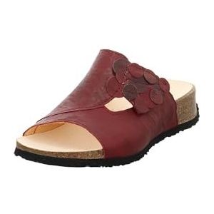 Think Mizzi clogs voor dames, leren voering, rosso/combi 5020, 35 EU, rosso combi 5020, 35 EU