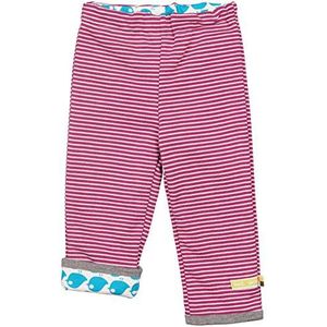 loud + proud Uniseks omkeerbare babybroek van biologisch katoen, GOTS-gecertificeerde broek, Violet (Orchid Or), 50-56