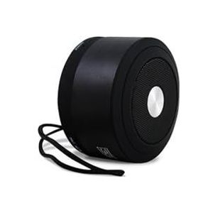 Bluetooth V4.0 luidspreker met microSD-kaartlezer, 6 uur looptijd, zwart – ideaal voor muziek thuis of buiten.