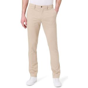 Tommy Hilfiger Heren DENTON PRINTED STRUCTUUR CHINO MW0MW37717 Chino, kaki, 33W/28L, Khaki (Sandelhout), 33W / 28L