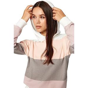 Trendyol Dames Regular Fit Basic Hood Knitwear Sweater, Ecru, S