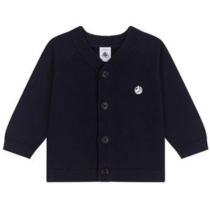 Petit Bateau Vest voor babyjongens, Blauw, 3 Maanden