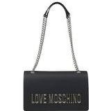 Love Moschino JC4192PP1MKD000B, damesschoudertas, zwart, eenheidsmaat, Zwart, Eén maat