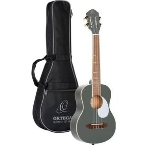 Ortega Guitars Tenor ukelele grijs - Gaucho Series - inclusief Gigbag - kauwrihout (RUGA-PLT)