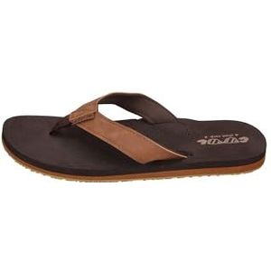 COOL shoe corp. Sin, teenslippers voor heren, Bruin, 40 EU