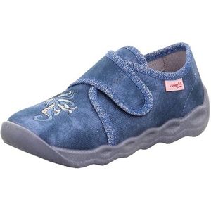 Superfit Mädchen BUBBLE Hausschuhe, blau 8030