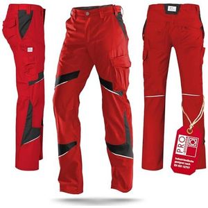 KÜBLER Workwear Kübler Activiq Werkbroek voor dames, rood, maat 42, dameswerkbroek van gemengd weefsel, lichte werkbroek voor dames