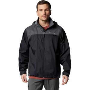 Columbia Heren Big and Tall Glennaker Lake Rain Jas Regenjas, Zwart/grill, 6XL