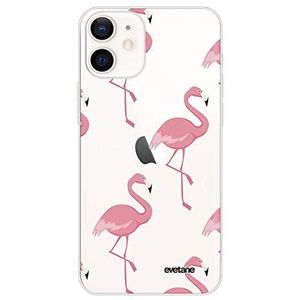 Beschermhoes voor iPhone 12 Mini, flamingo.
