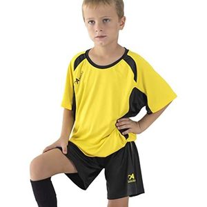 Asioka 69/12 N serie shirts, unisex kinderen S geel/zwart