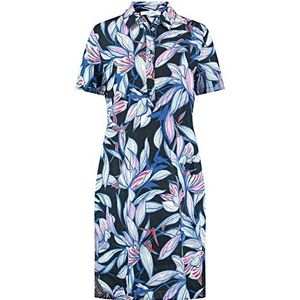 GERRY WEBER Edition Dames 885004-66264 jurk, blauw/paars/roze print, 40, Blauw/paars/roze opdruk, 40
