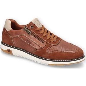 camel active Heren 54pt002 Sneaker, Cognac Wit, 40.5 EU