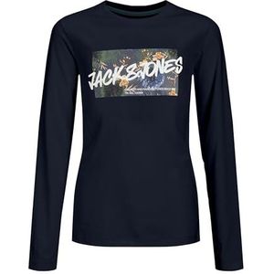 Jjhawaii Shape Tee Ls Crew Neck Jnr, sky captain, 128