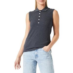Colina Dames poloshirt 35818971-CO02, donkergrijs melange, S, donkergrijs melange, S