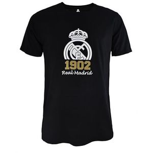 R ROGER'S Real Madrid katoenen T-shirt nr. 63, uniseks, voor volwassenen (1 stuk)
